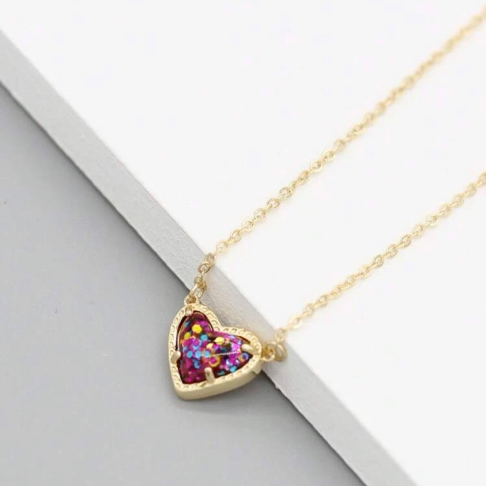 Multicolor Heart Fashion Necklace